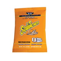 Sqwincher Corporation 016801-OR Sqwincher 1.76 Ounce Instant Powder Pack Orange Lite Electrolyte Drink - Yields 2 1/2 Gallons (2